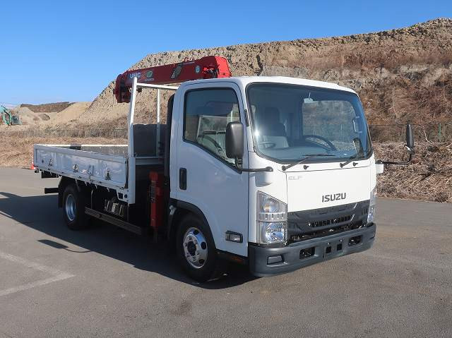 中古トラック いすゞクレーン付平ボディ ＃2