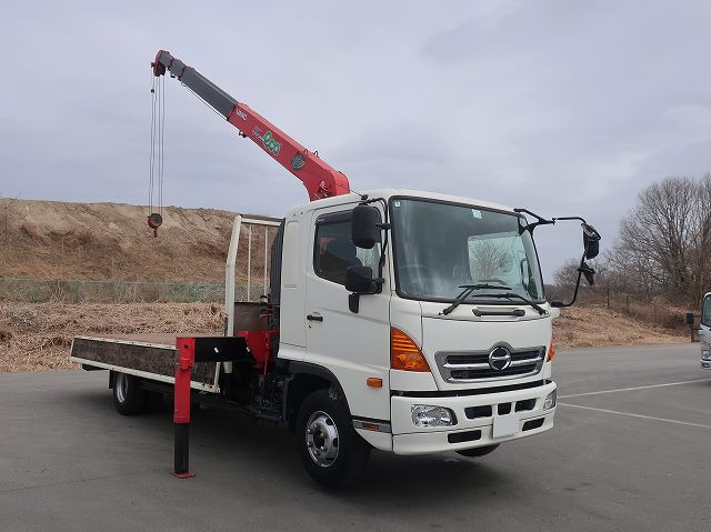 中古トラック 日野クレーン付平ボディ ＃2