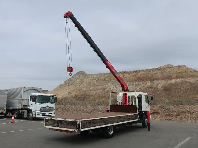 中古トラック 日野クレーン付平ボディ #3