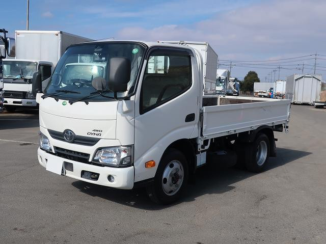 平成31年式 トヨタ ダイナ 3t平ボディ 標準ショート 4WD 150馬力 ★楽のりパック施工済み！★