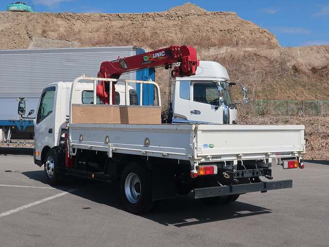 中古トラック 日野 デュトロ 3tクレーン付平ボディ