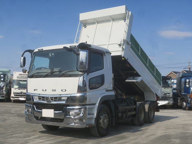 [Lease/Rental Only Vehicle] 2017 Mitsubishi Fuso Super Great Large Dump Truck, ShinMaywa 5100 Body, Electric Tailgate, 380 HP ★Easy Drive Package Applied!★