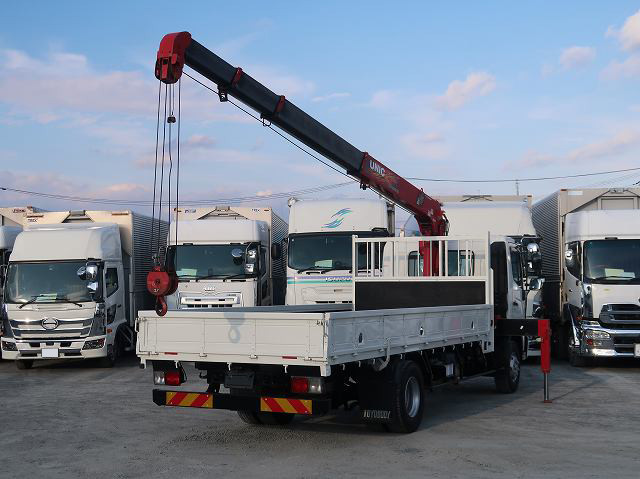 中古トラック 日野 レンジャー 中型クレーン付平ボディ