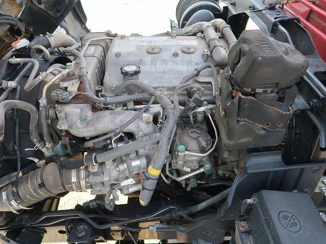 中古トラック 日野 レンジャー 中型クレーン付平ボディ