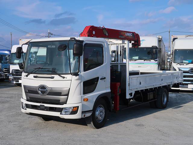 中古トラック 日野クレーン付平ボディ ＃3