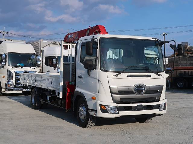 中古トラック 日野クレーン付平ボディ ＃4