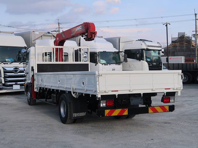 中古トラック 日野クレーン付平ボディ ＃6