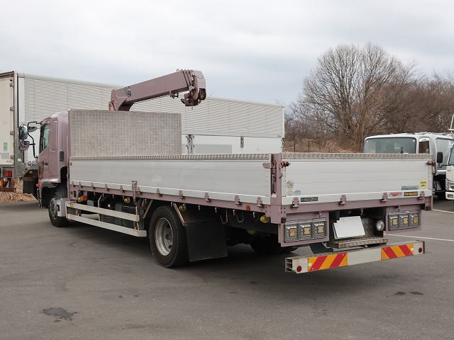 中古トラック 日野 レンジャー 増トンクレーン付平ボディアルミブロック