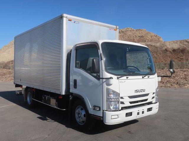 中古トラック いすゞ エルフ 小型アルミバン