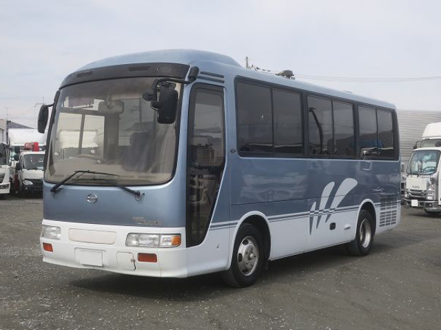 2001 Hino Liesse Microbus, 25-passenger, 6-row moquette seats, reclining. ★Approximately 180,000 km on the odometer. Vehicle inspection valid until July 2026! ★