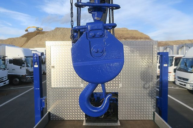 中古トラック 三菱ふそうクレーン付セルフローダー #11