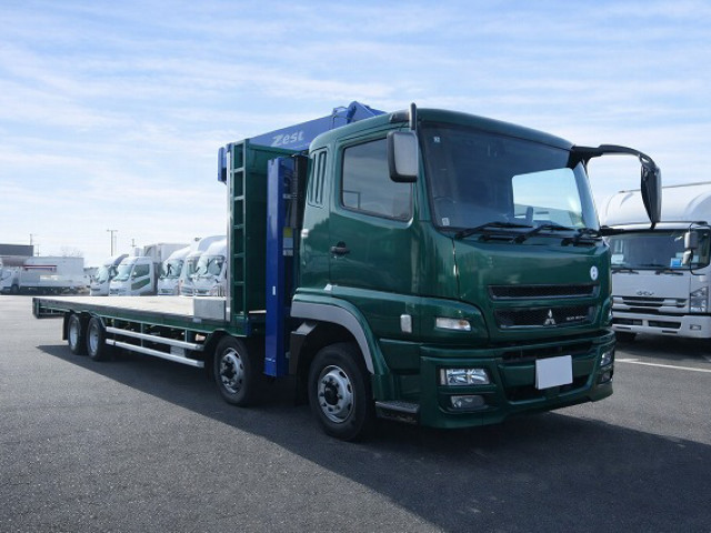 中古トラック 三菱ふそうクレーン付セルフローダー #3