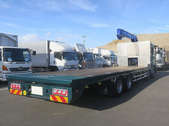 中古トラック 三菱ふそうクレーン付セルフローダー ＃4