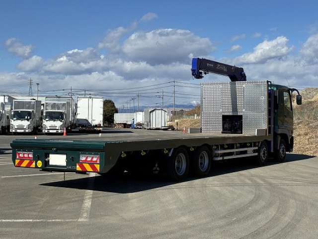 中古トラック 三菱ふそうクレーン付セルフローダー ＃4