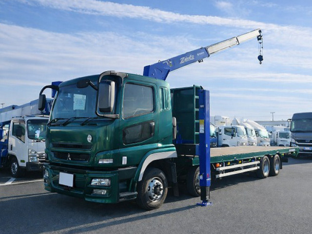 中古トラック 三菱ふそうクレーン付セルフローダー ＃6