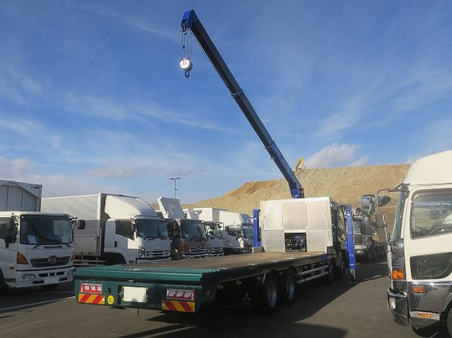 中古トラック 三菱ふそうクレーン付セルフローダー #7