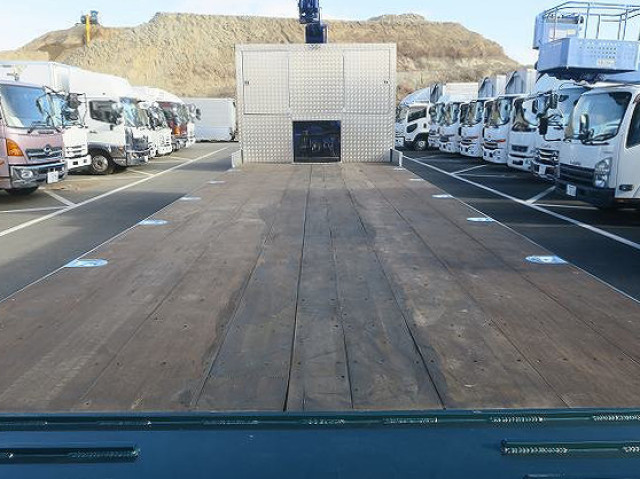 中古トラック 三菱ふそうクレーン付セルフローダー ＃8