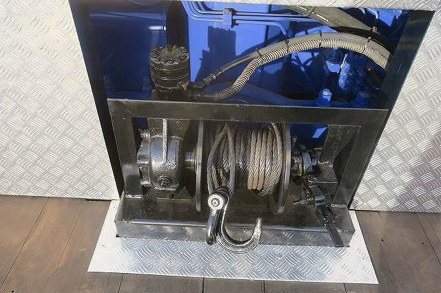 中古トラック 三菱ふそうクレーン付セルフローダー #9