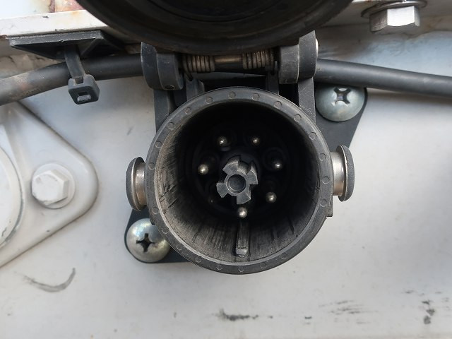 中古トラック 日本フルハーフアルミブロック平トレーラー ＃11