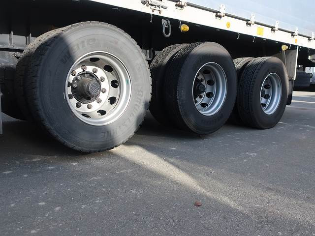 中古トラック 日本フルハーフアルミブロック平トレーラー ＃22