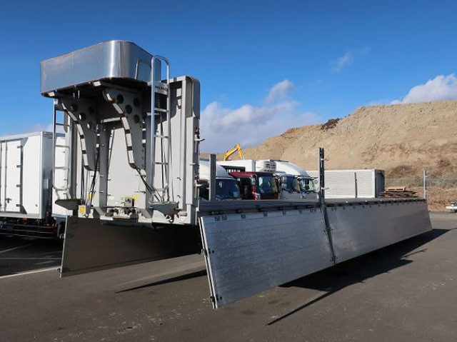 中古トラック 日本フルハーフアルミブロック平トレーラー ＃5