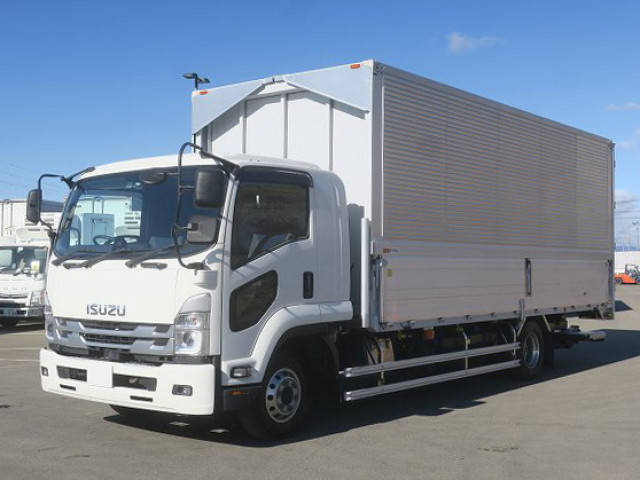 [Lease Rental Vehicle] 2022 Isuzu Forward, Medium-Sized Aluminum Wing, 6200 Wide, Retractable PG, Air Suspension, 240 HP, Aluminum Wheels. ★Raku-Nori Pack Installed!★