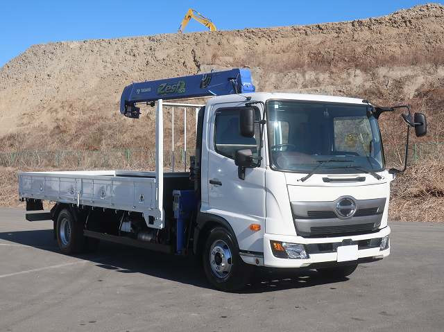 中古トラック 日野クレーン付平ボディ ＃3