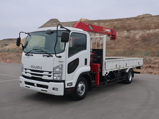 中古トラック いすゞクレーン付平ボディ ＃5