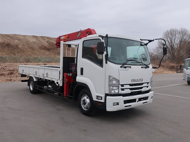 中古トラック いすゞクレーン付平ボディ ＃6