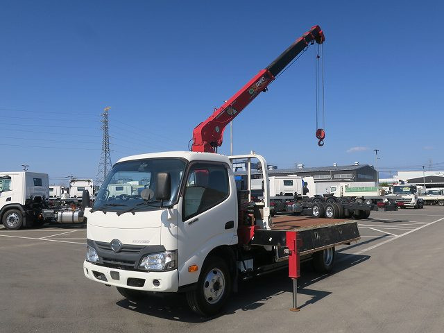 中古トラック 日野クレーン付平ボディ ＃6