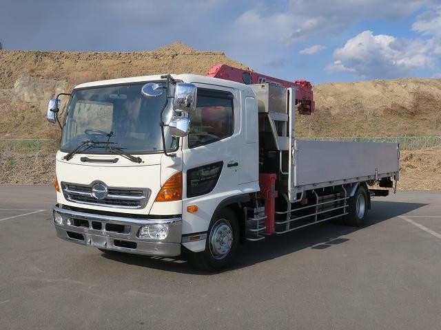 中古トラック 日野 レンジャー 増トンクレーン付平ボディ