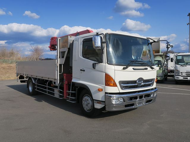 中古トラック 日野クレーン付平ボディ ＃6