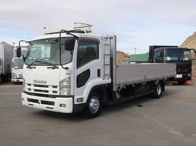 中古トラック いすゞ平ボディアルミブロック