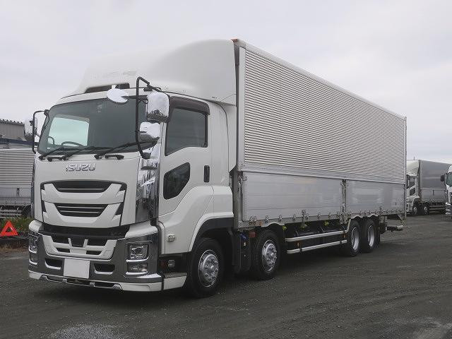 [Vehicle for lease rental only] 2020 Isuzu Giga Large Aluminum Wing 4-Axle Low-Floor Storage PG 380 HP ★Rakunori Pack installed!★