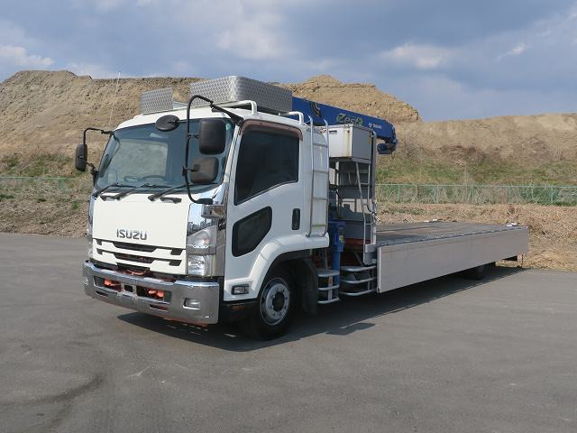 中古トラック いすゞクレーン付平ボディ ＃5