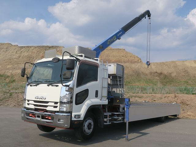 中古トラック いすゞクレーン付平ボディ ＃9