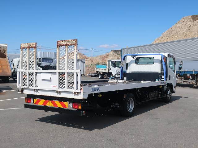 中古トラック いすゞ エルフ 小型セーフティーローダー