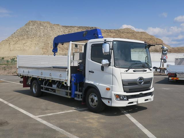 中古トラック 日野クレーン付平ボディ ＃2