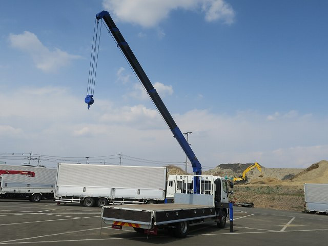 中古トラック 日野クレーン付平ボディ ＃5