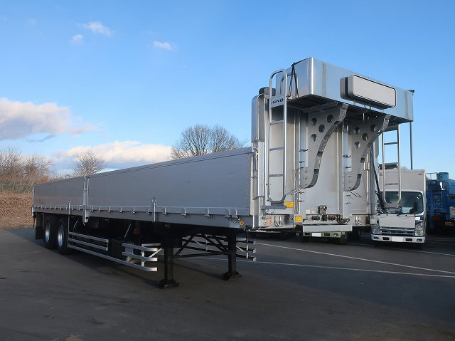 中古トラック 日本フルハーフアルミブロック平トレーラー ＃2