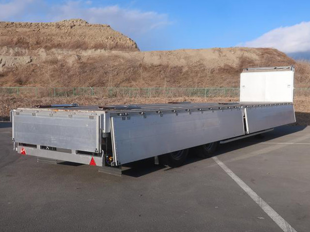 中古トラック 日本フルハーフアルミブロック平トレーラー #6