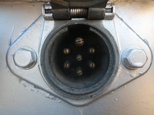 中古トレーラー 日本フルハーフ 3軸 アルミブロック平トレーラー