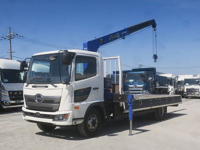 中古トラック 日野クレーン付平ボディ ＃6