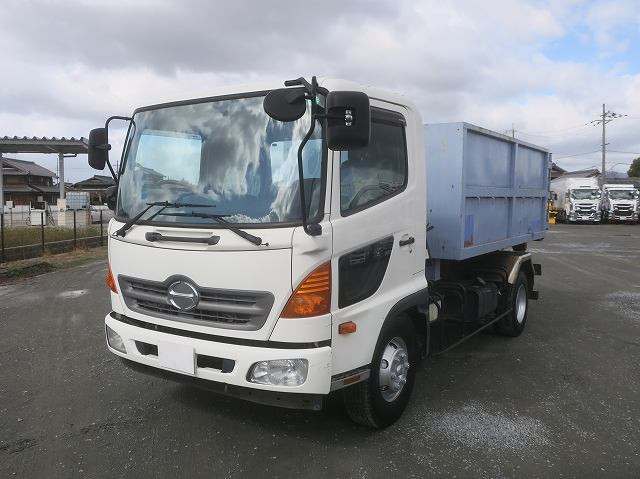 2014 Hino Ranger Medium-Duty Arm Roller with ShinMaywa Twin Hoist (Boxed) ★Approximately 110,000 km on the clock★