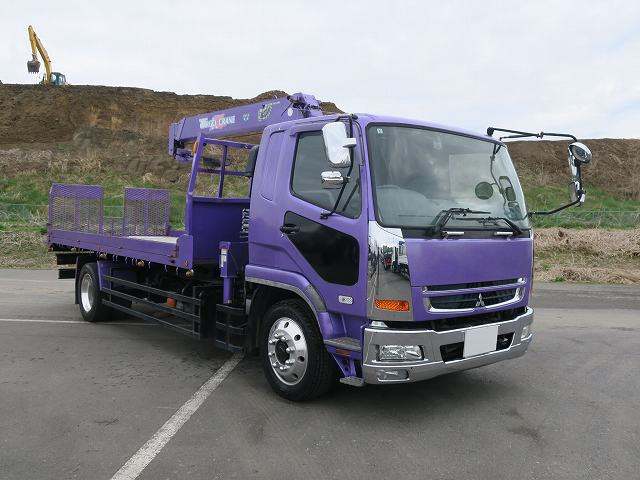 中古トラック 三菱ふそうクレーン付セーフティーローダー ＃2