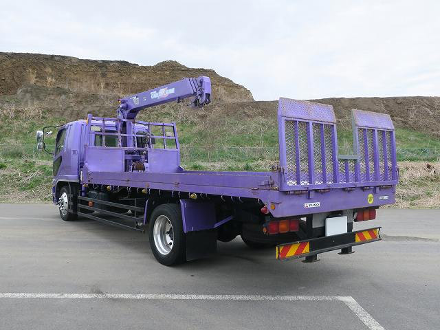 中古トラック 三菱ふそうクレーン付セーフティーローダー ＃4