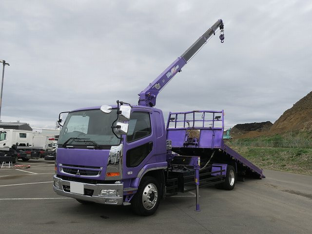 中古トラック 三菱ふそうクレーン付セーフティーローダー ＃5