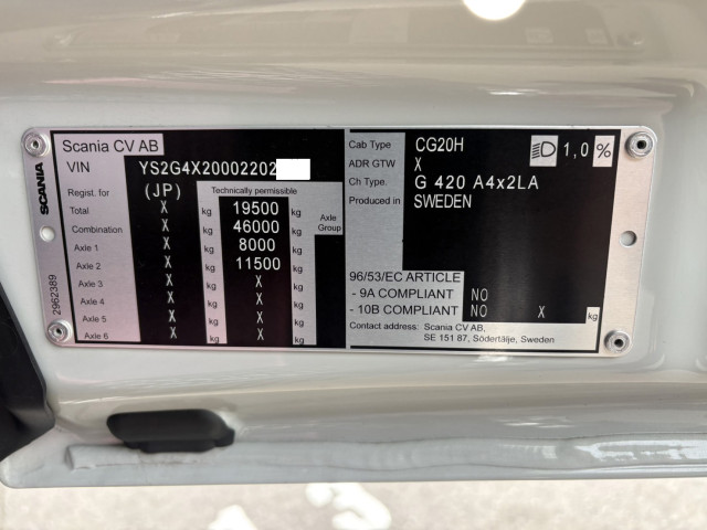 中古トラック スカニアトラクタヘッド #9