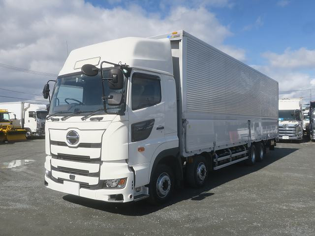 [Vehicle for lease rental only] Reiwa 1 model Hino Profia with large aluminum wing ★Raku-Nori Pack installed!★