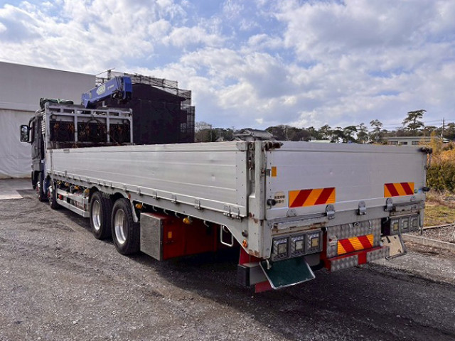 中古トラック 三菱ふそう スーパーグレート 大型クレーン付き平ボディ